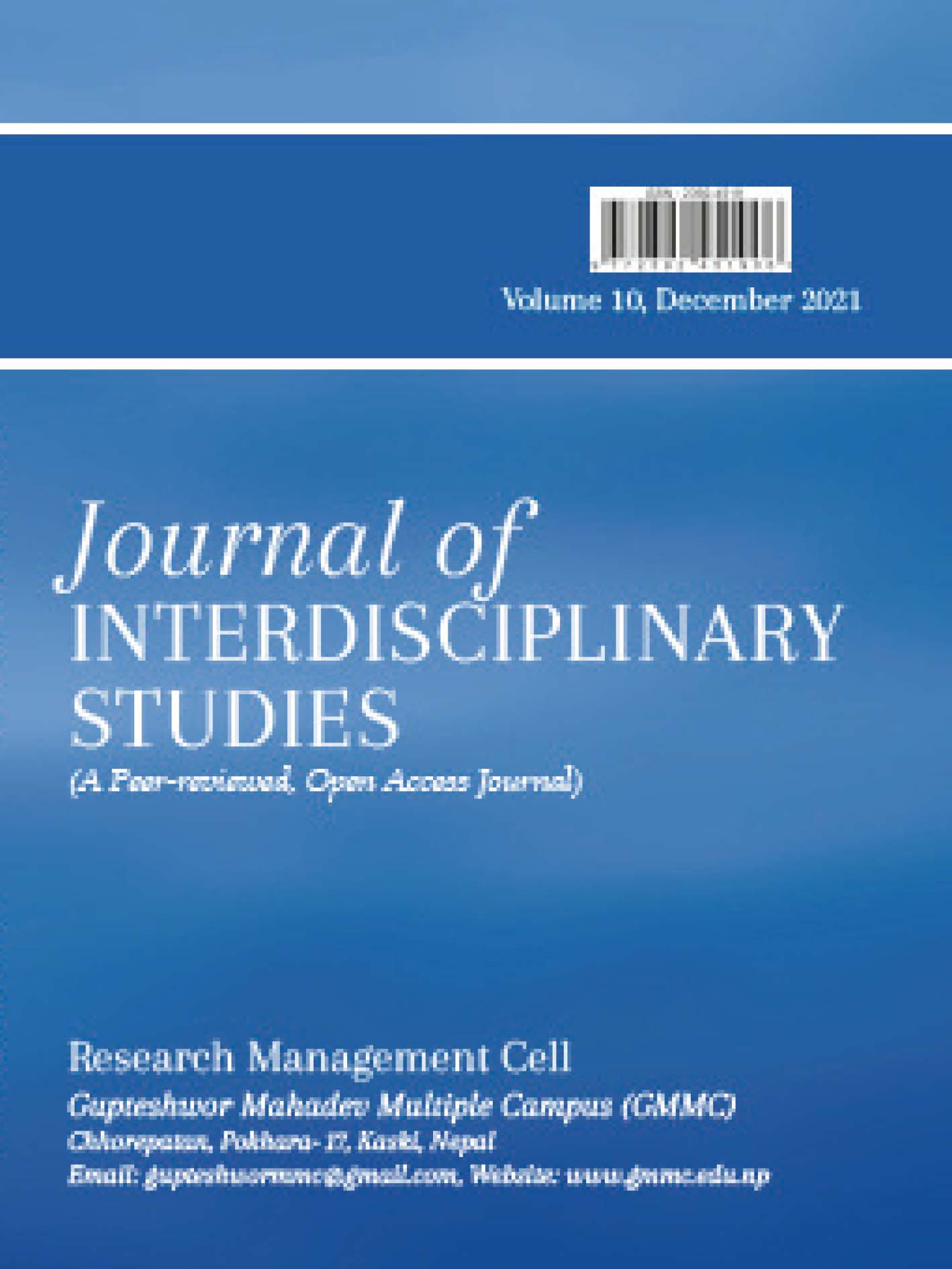 journal of interdisciplinary studies